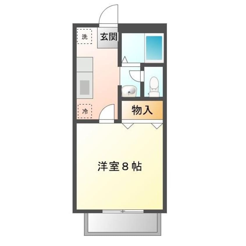 間取図 ひまわりハイツ