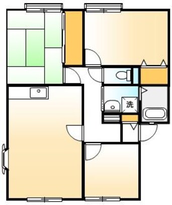 間取図 サンビレッジ城西　ペット（犬）