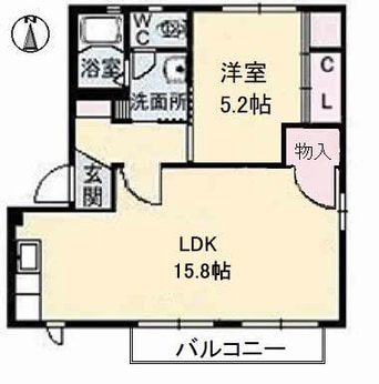 間取図 ラパルテール弐番館 翔
