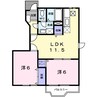 アビタシオン　ドゥ　Ｂ 2LDKの間取り