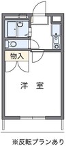 表 1Kの間取り
