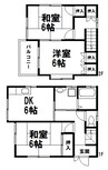 サンライズ21 3DKの間取り