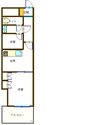 ダイアパレス丸之内弐番館 1DKの間取り