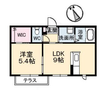 間取図 クレール藤　Ａ棟