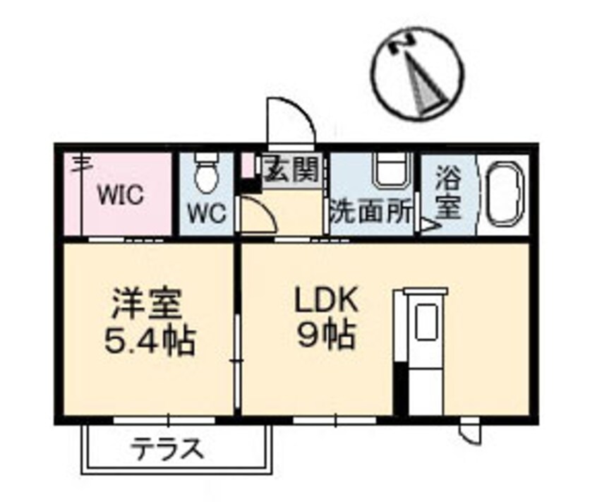 間取図 クレール藤　Ａ棟
