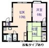 ヴィラ丹波屋B 2LDKの間取り