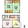 椿ハウス 3Kの間取り
