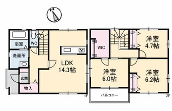 間取図 パーシモン新涯