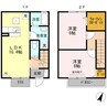 ルミエール柳津 2LDKの間取り