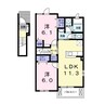 メゾン雅　Ｂ 2LDKの間取り