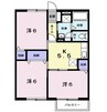 ジョイフルにしむらＡ 3Kの間取り