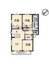 ヴィラージュA 3LDKの間取り