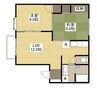 ツリーファースト96 2LDKの間取り