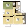 アルバ木之庄 3DKの間取り