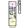アロッジオプラシードA 1LDKの間取り