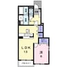 ディマンシュ．Ｍ　Ａ 1LDKの間取り