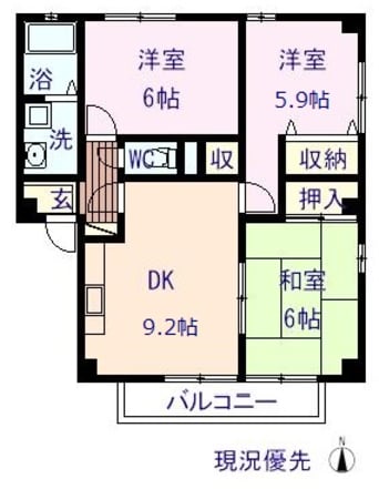 間取図 サンフラワー