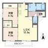 メゾン山下　Ａ棟 2LDKの間取り