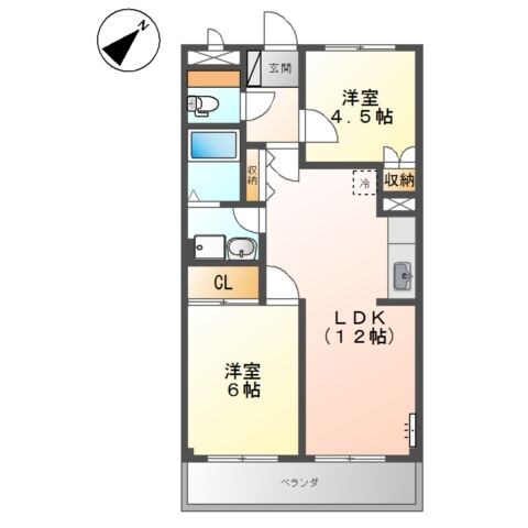 間取り図 エルトハイムＳ