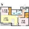 D-residence東川口N 2LDKの間取り