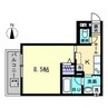 Maison deQuatre Ⅲ 1Kの間取り