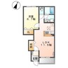 グランディア 1LDKの間取り