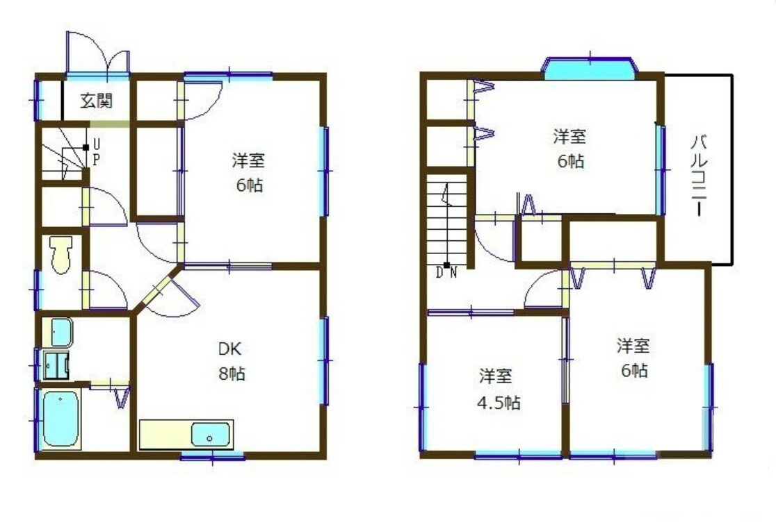 間取り図 ハイツ来山III