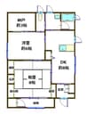 御門町3丁目貸戸建 2DK+Sの間取り