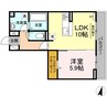 ブレイン‐ゾーンⅢ 1LDKの間取り