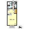 サンローズコートⅡ 1Rの間取り