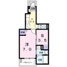 ジュネ　アヴニール 1SKの間取り