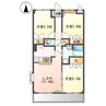 カサルビア 3LDKの間取り
