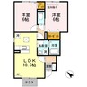 コンフォート東川口 B棟 2LDKの間取り