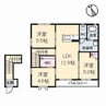 パークビレッジ B棟 3LDKの間取り
