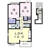 エスペランサＡ 2LDKの間取り