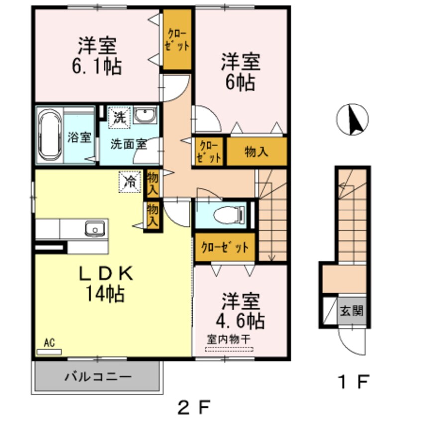 間取図 クリアル曙