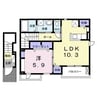 アルカンシエル 1LDKの間取り