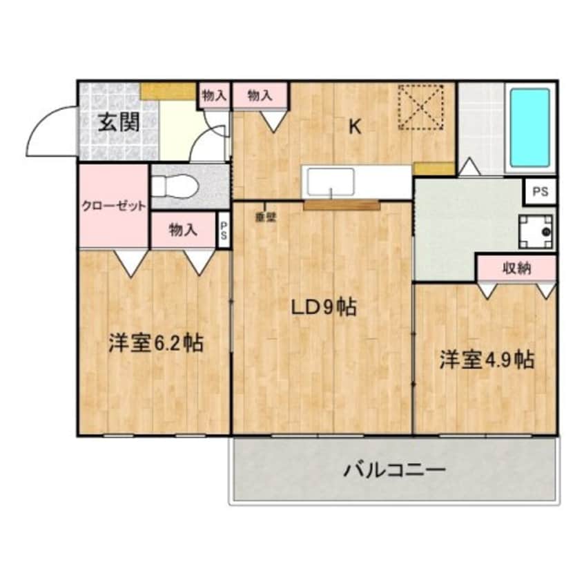 間取図 曙町１丁目新築マンション