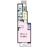ブリーゼ 1Rの間取り