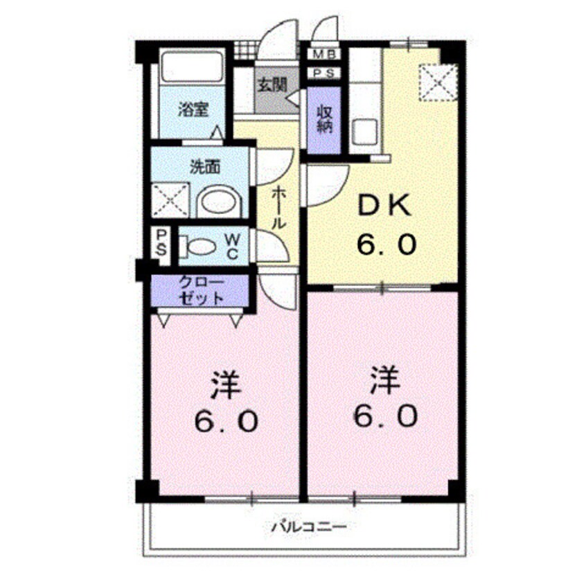 間取図 リヴィエールＡ