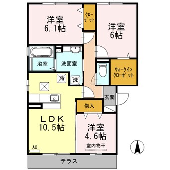 間取図 カーサ　ドマーニ