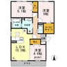 カーサ　ドマーニ 3LDKの間取り