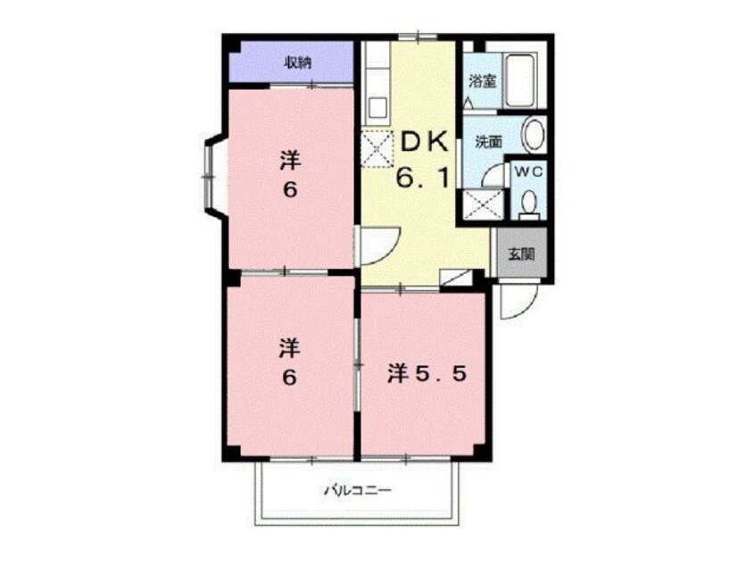 間取図 グリーンハイツまくやま