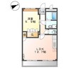 セピアローズ 1LDKの間取り