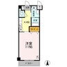 ライオネス手城 1Kの間取り