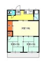 山口アパート 3Kの間取り