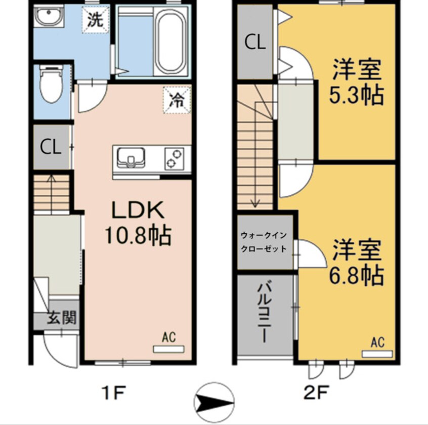 間取図 アルカンシェルA棟