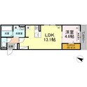 ルミエール　クリハラＧの間取図
