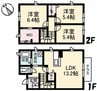シャーメゾン タカラ 3LDKの間取り