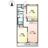 グリーンロック 2LDKの間取り